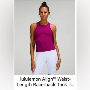 Lululemon Align Race back Tank